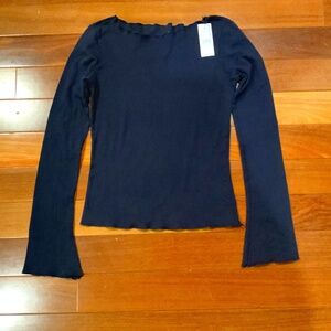 NWT PacSun John Galt Long sleeve Shirt in Navy one size.